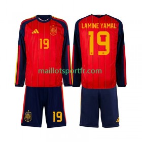 Maillot de Foot Espagne Lamine Yamal 19 World Cup Enfant Domicile 2026 ML